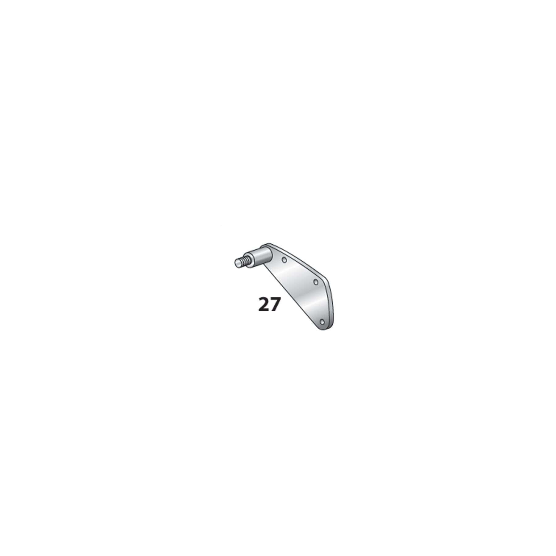 V-Twin Mfg. V-Twin Mfg. Rear Mechanical Brake Lever Bracket For Harley FL / EL / UL 1936-1957 - $64.10 at J&P Cycles