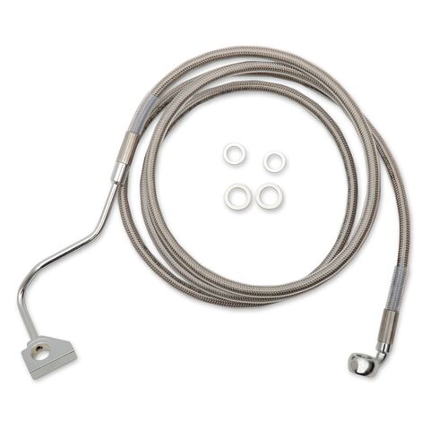 Drag Specialties Extended Upper Brake Line Kit For Harley FLTRX/S W/ ABS 2015-2024