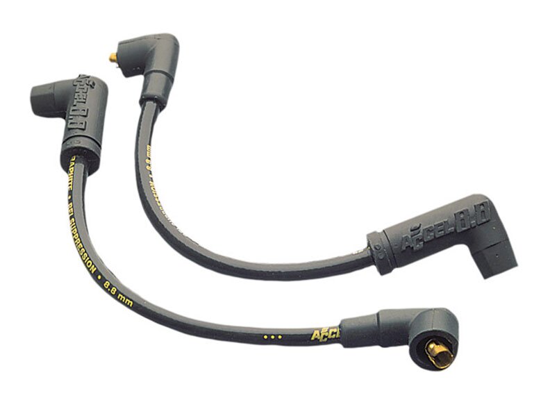 Accel 8.8mm Suppression Core Spark Plug Wire Set For Harley 19651978