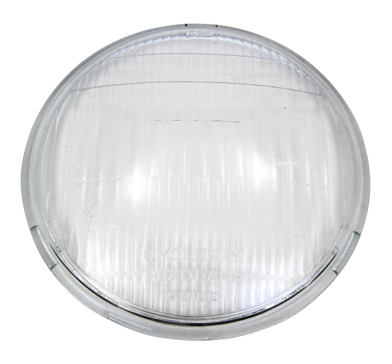 V-Twin Mfg. Replica Cycle Ray Headlamp Glass Lens For Harley FL