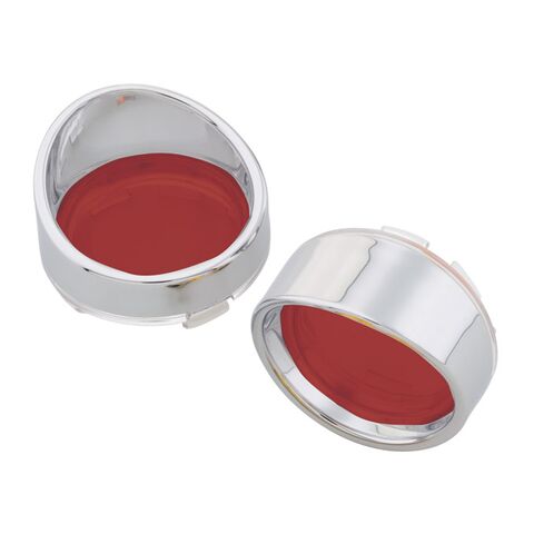 J&P Cycles Turn Signal Lens And Bezel Kit