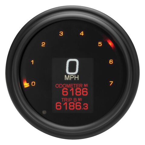 Dakota Digital MLX 2000 Series Fatbob Speedometer/Tachometer For Harley 2004-2013