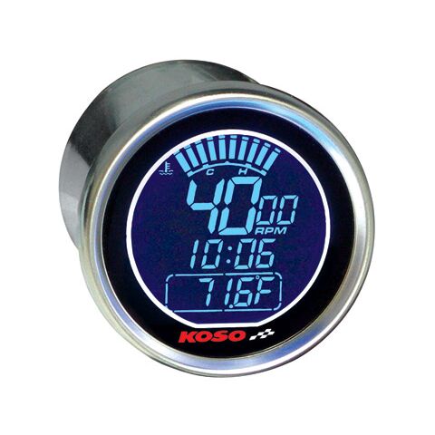 Koso DL Style Universal Electronic Tachometer