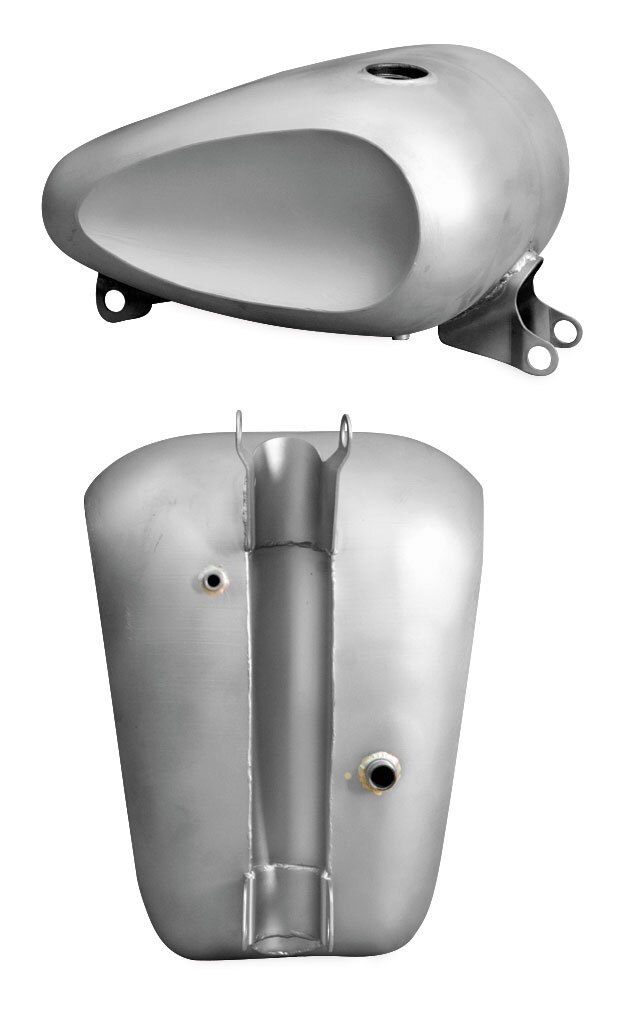 Paughco Dished Custom Gas Tank For Harley Sportster 19912003