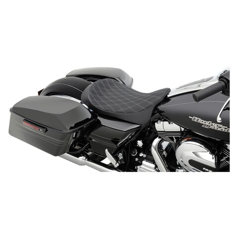 Drag Specialties EZ-On Low Profile Solo Seat For Harley Touring 2008-2025
