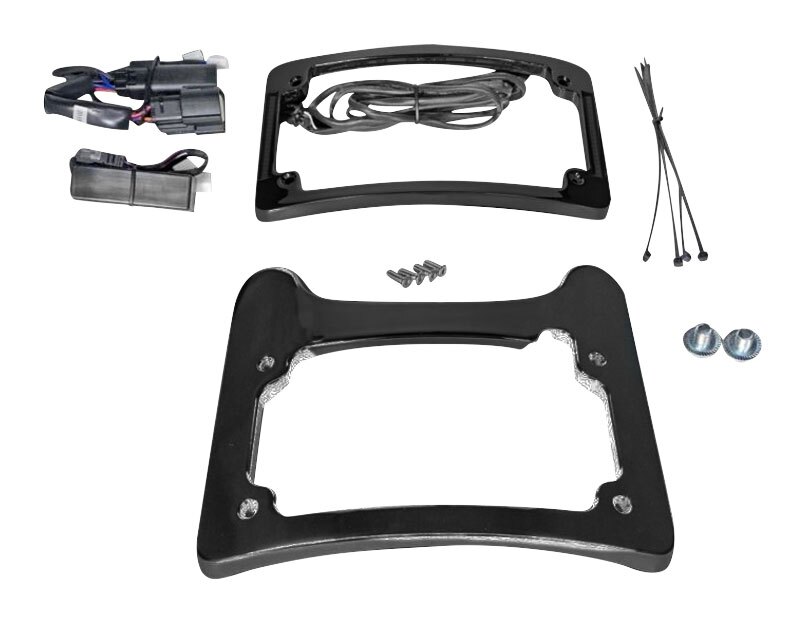 Custom Dynamics Turn Signal Eliminator With Tri Radius Plate