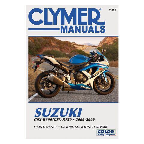 Clymer Manual Suzuki GSX-R 600 / 750 2006-2009