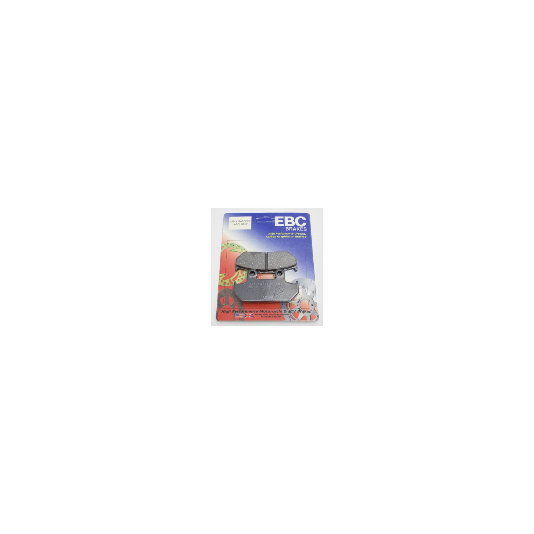EBC FA124/2 Organic Front Brake Pads Honda 1987-2000