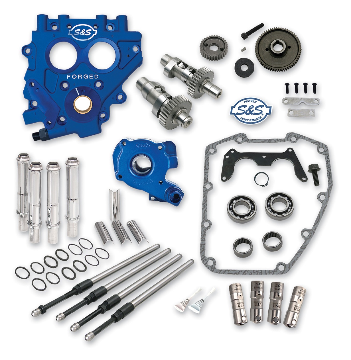 S&S Cycle 551GE Easy Start Gear Drive Cam Chest Kit For Harley Twin Cam