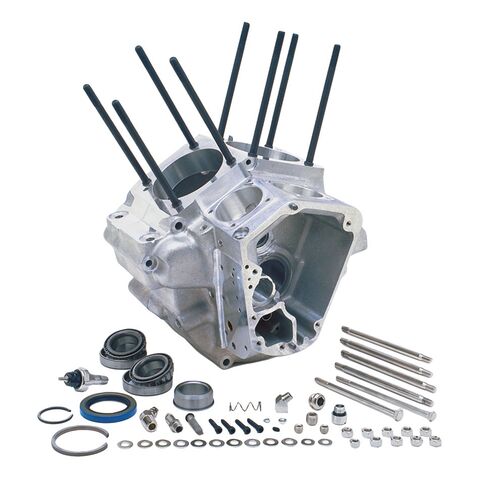 S&S Cycle Super Stock Alternator Style Big Bore Engine Case For Harley Big Twins 1984-1991 