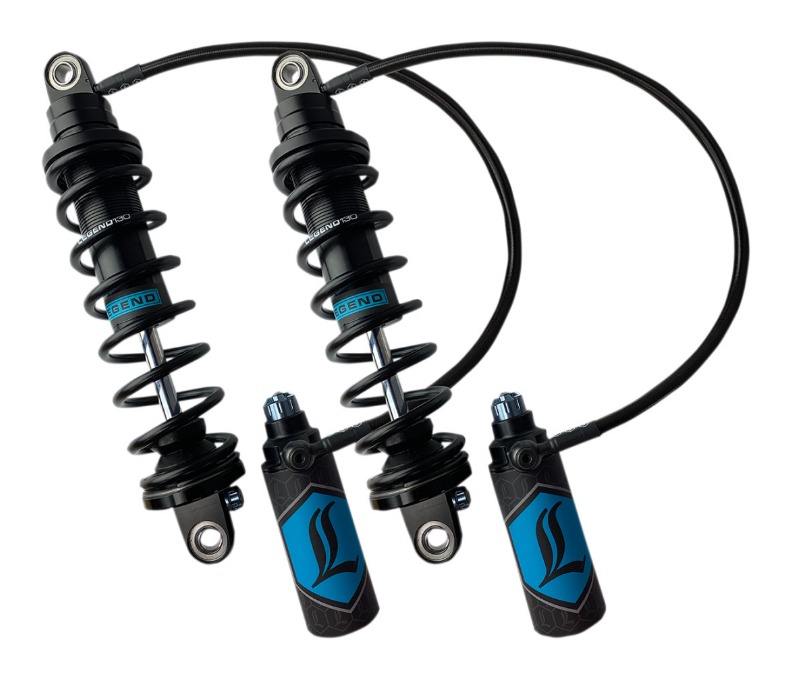 Legend Suspension REVOARC Remote Reservoir Shocks For Harley Touring