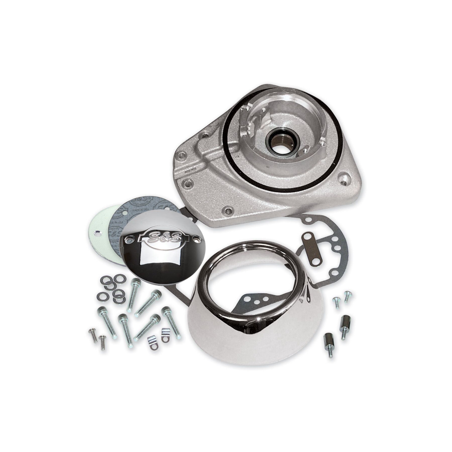 S&S Cycle S&S Cycle Flangeless Camshaft Cover For Harley Big Twin 1973-1992 - $595.95 at RevZilla