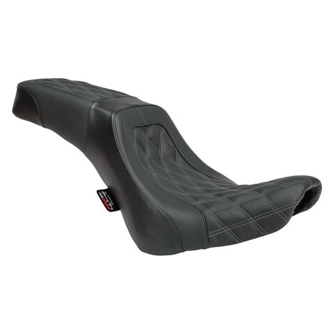 Danny Gray Weekday IST 2-Up Diamond Stitch Seat with AirHawk Technology For Harley Softail 2018-2019