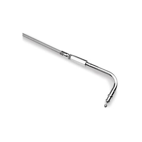 Motion Pro Stainless Throttle Cable +6" For Harley FXR 1986-1989 (39" (+6"))