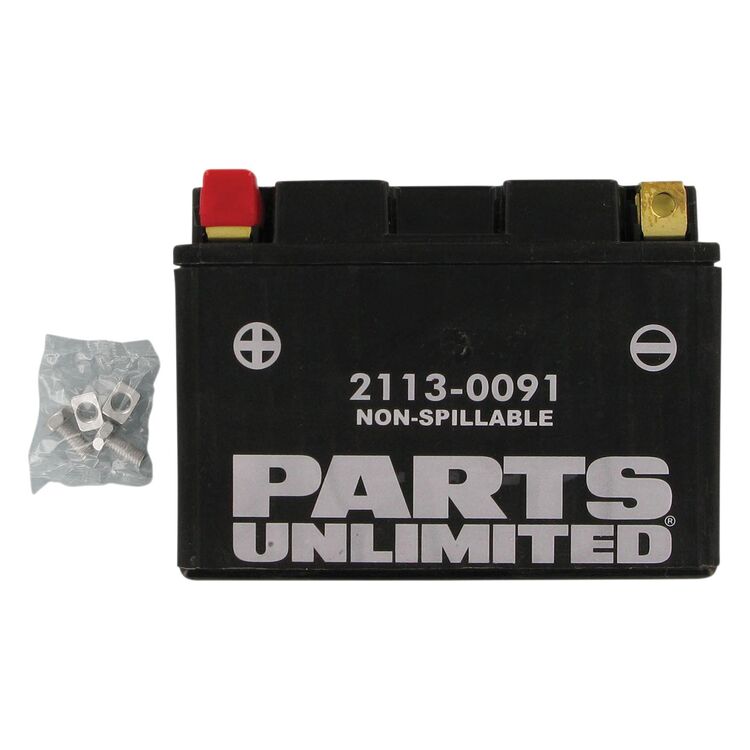 Parts Unlimited YTZ12S Factory Activated AGM Battery Honda / Yamaha