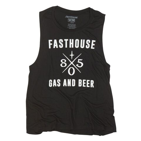 Fasthouse Women's 805 Gas and Beer Muscle Tank Top