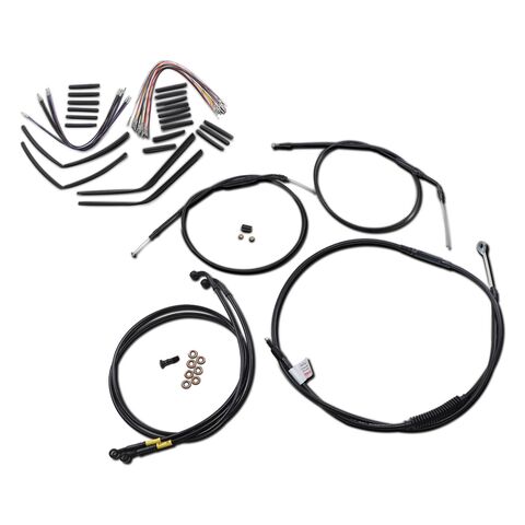 Burly Handlebar Cable Installation Kit For Harley Fat Bob 2008-2011