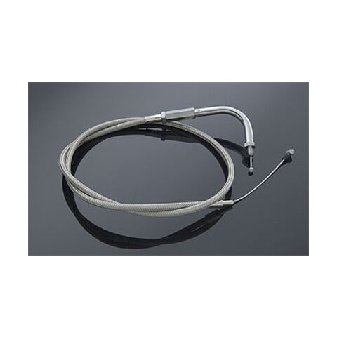 Motion Pro Idle Cable +6" Stainless For Harley FLH / FLT 1981-1989