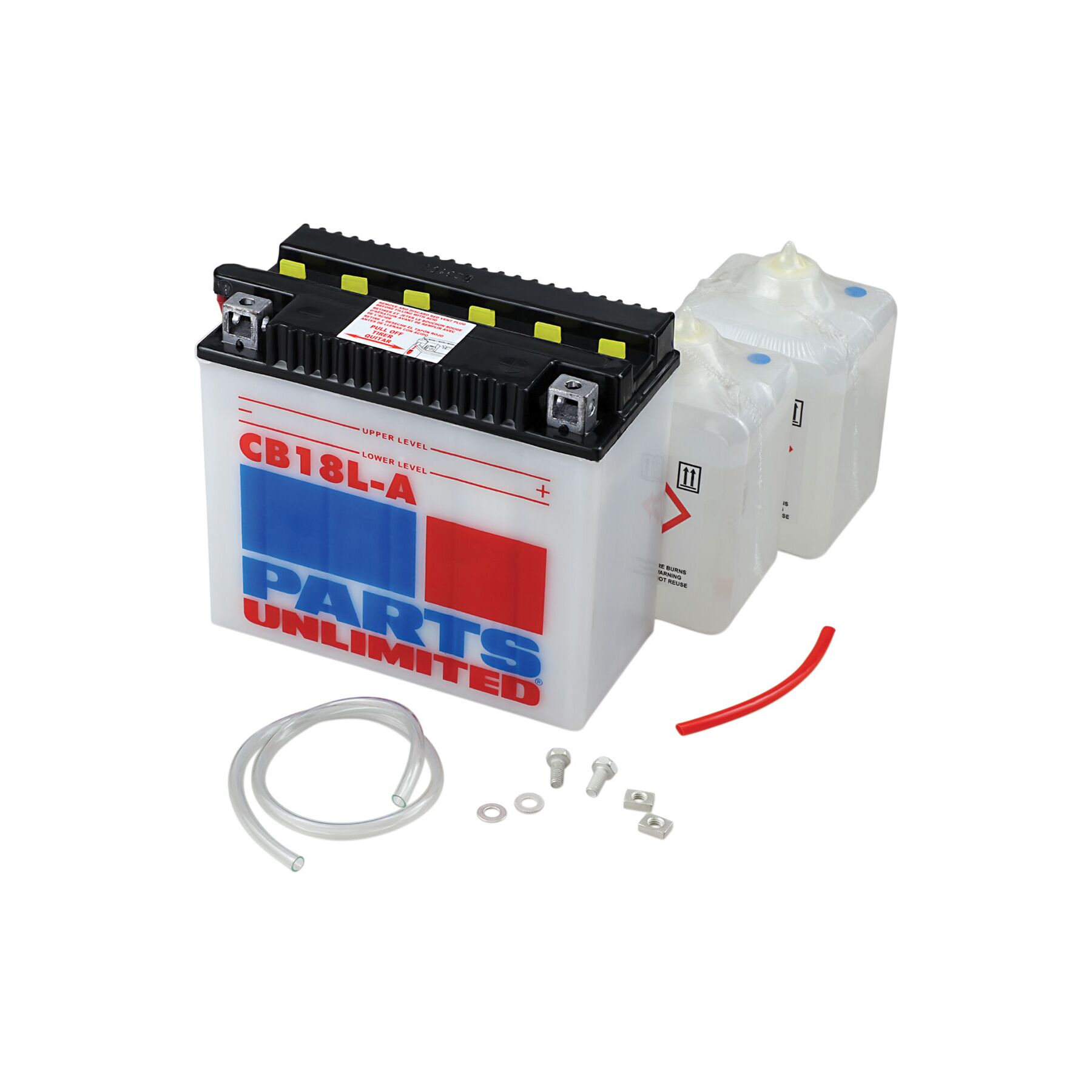 Parts Unlimited Parts Unlimited YB18L-A Heavy Duty Battery Kit Honda / Kawasaki / Moto Guzzi - $104.95 at RevZilla