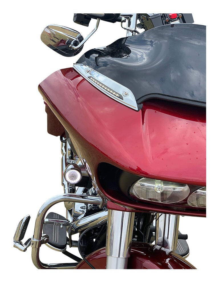 Custom Dynamics Dynamic LED Windshield Trim For Harley FLTR 20152024
