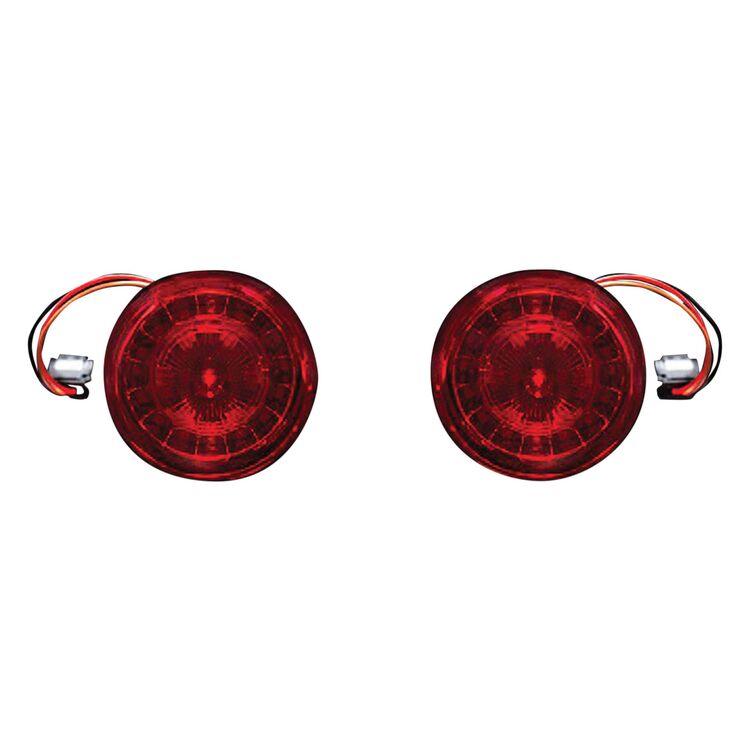 Custom Dynamics ProBEAM Rear LED Turn Signal Inserts For Harley FXSE