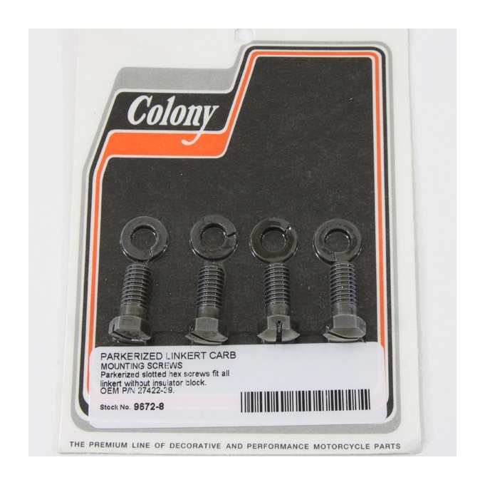 Colony Linkert Carburetor Mounting Screws OEM 2742239