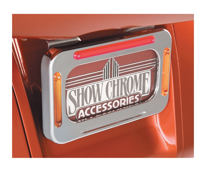 Show Chrome LED Universal License Plate Holder