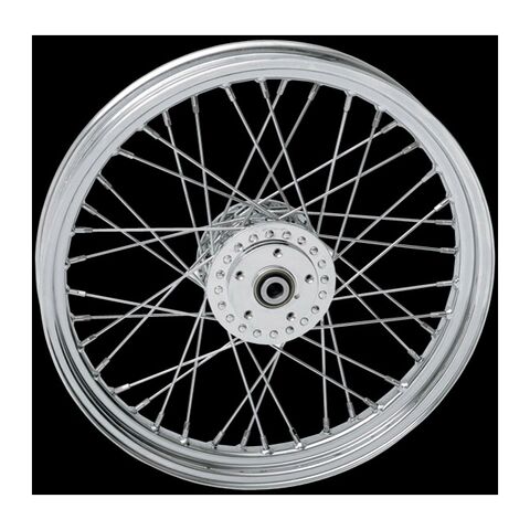 Drag Specialties 40 Spoke Laced Front Wheel For Harley FXD / FXR / XL 1984-1999
