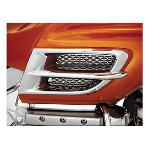 TCMT Chrome Fairing Air Intake Grilles – Fits Honda Goldwing GL1800 2001-2010 (Pair)