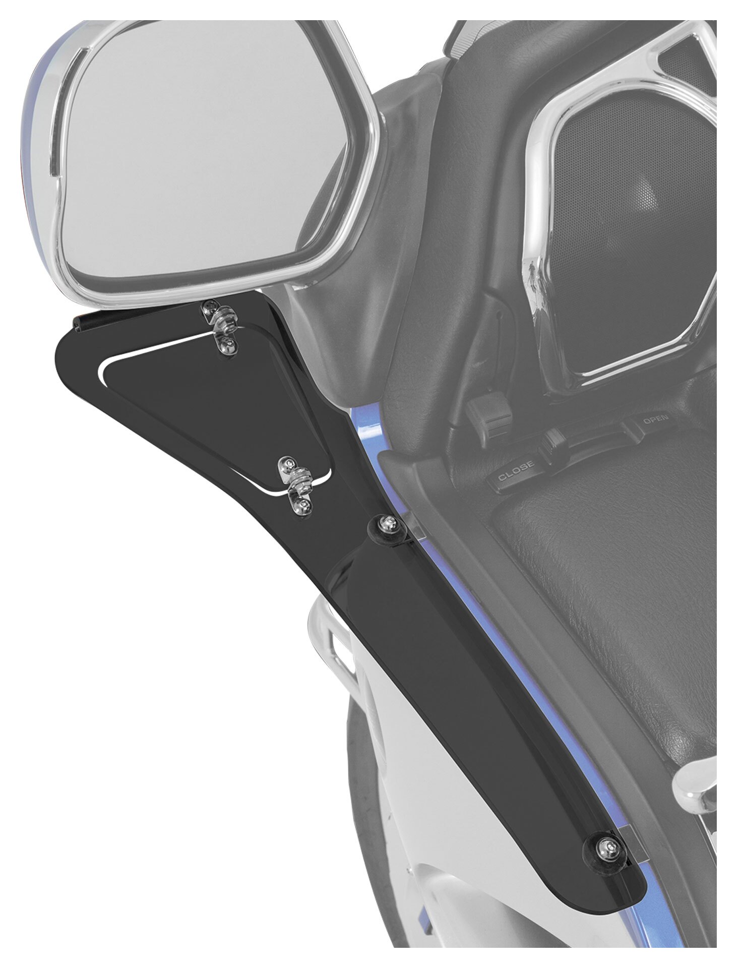 2018 GL1800 Upper Wind Deflector Kit U2013 Show Chrome For