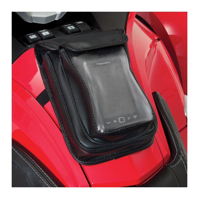 Show Chrome Deluxe Premium Double Tank Pouch CanAm Spyder RT 20102013