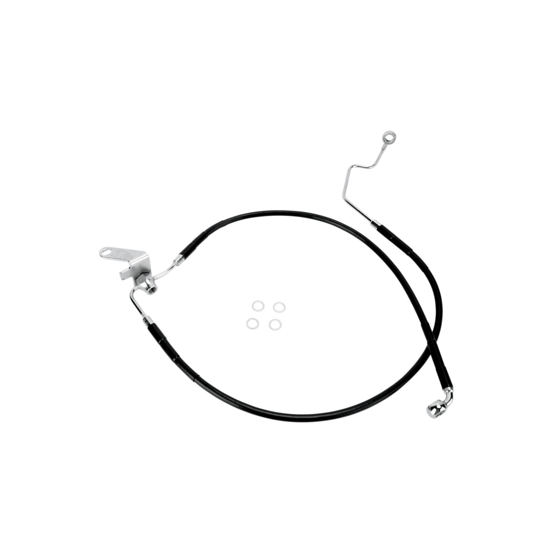 Drag Specialties Drag Specialties Rear Brake Line Kit For Non-ABS Harley Softail 2000-2006 - $131.20 at RevZilla