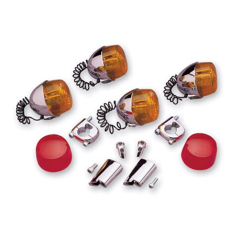 J&P Cycles Complete Directional Light Kit For Harley XL / FXR 1971-1988