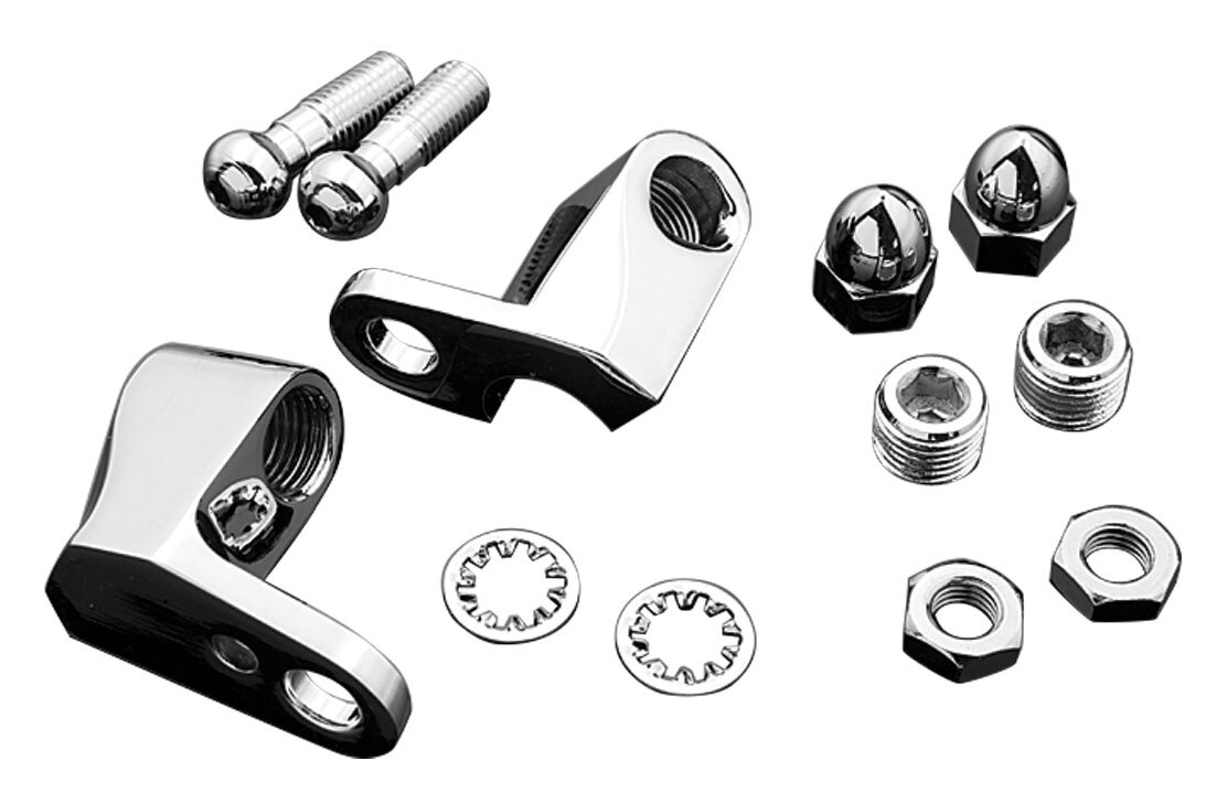 J&P Cycles Front Turn Signal Mount Kit For Harley Touring / Softail / Dyna / Sportster 19852020