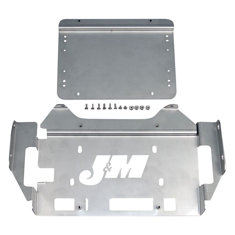 J&M Stainless Steel Amplifier Mounting Kit For Harley Touring 20142024