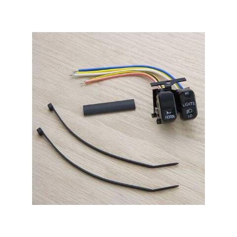 J&P Cycles Horn And Dimmer Switch For Harley 1996-2013