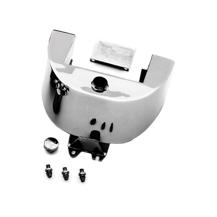 Paughco 3.5 Quart Top Fill WrapAround Oil Tank For Harley Big Twin