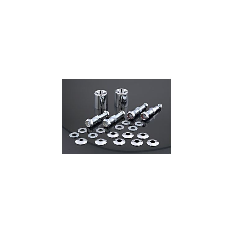 V-Twin Mfg. Shock Stud Conversion Kit With Top Covers For Harley Sportster 1954-1974