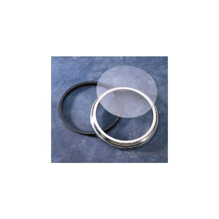 Milwaukee Twins Speedometer Bezel And Lens Kit For Harley 1936-1995