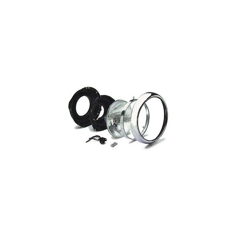 J&P Cycles Headlight Sub Assembly And Trim Kit For Harley Electra Glide 1958-1984