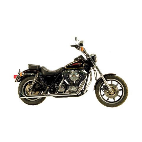 Paughco 2-Into-1 Headpipes For Harley Evolution FXR 1984-1994