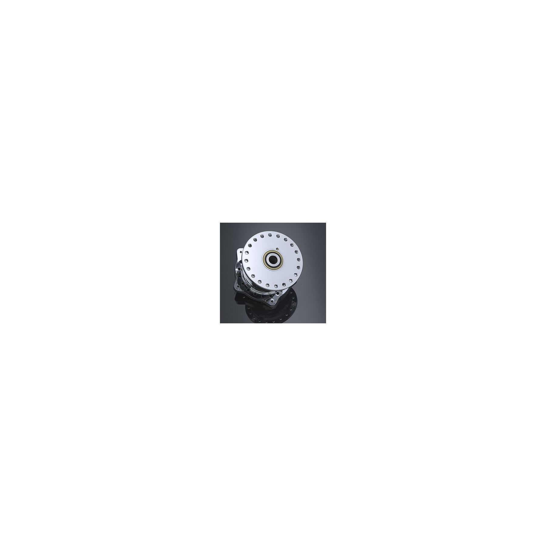 V-Twin Mfg. V-Twin Mfg. Chrome Front Hub Assembly For Harley FX XL 1974-1977 - $241.60 at RevZilla