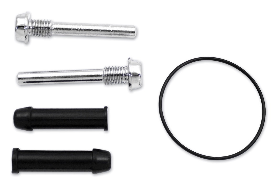 V-Twin Chrome Bolt Set For Front Brake Caliper – Dual Disc, Fits Harley Davidson