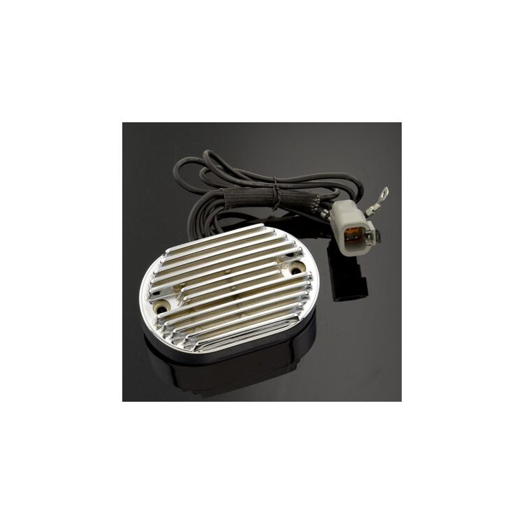 V-Twin Mfg. Replacement Chrome Voltage Regulator For Harley Touring 2002-2003