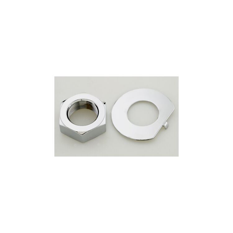 V-Twin Mfg. Stem Nut And Washer For Harley FL FX 1960-1999
