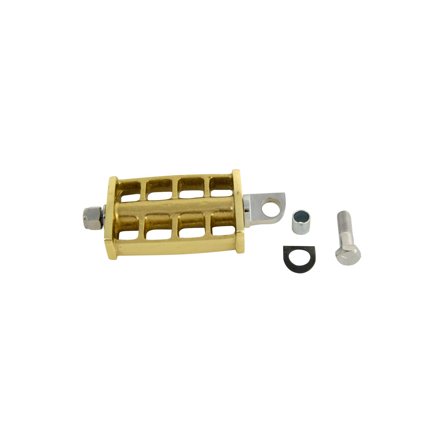 V-Twin Mfg. V-Twin Mfg. Heavy-Duty Brass Skeleton-Style Kick Pedal - $76.41 at J&P Cycles