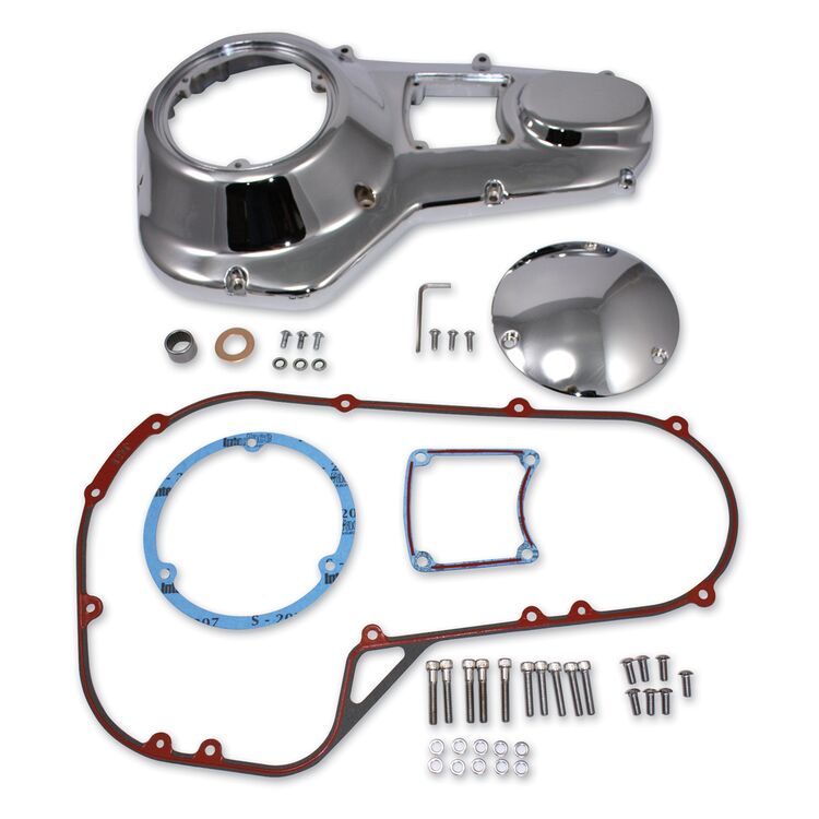 V-Twin Mfg. Outer Primary Cover Kit For Harley FLT / FXR 1985-1988