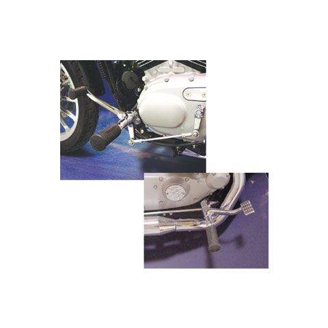 V-Twin Mfg. Chrome Forward Control Kit Without Pegs For Harley Sportster 2004-2005