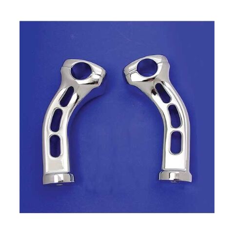 V-Twin Mfg. Curved Handlebar 5-1/2" Riser Set
