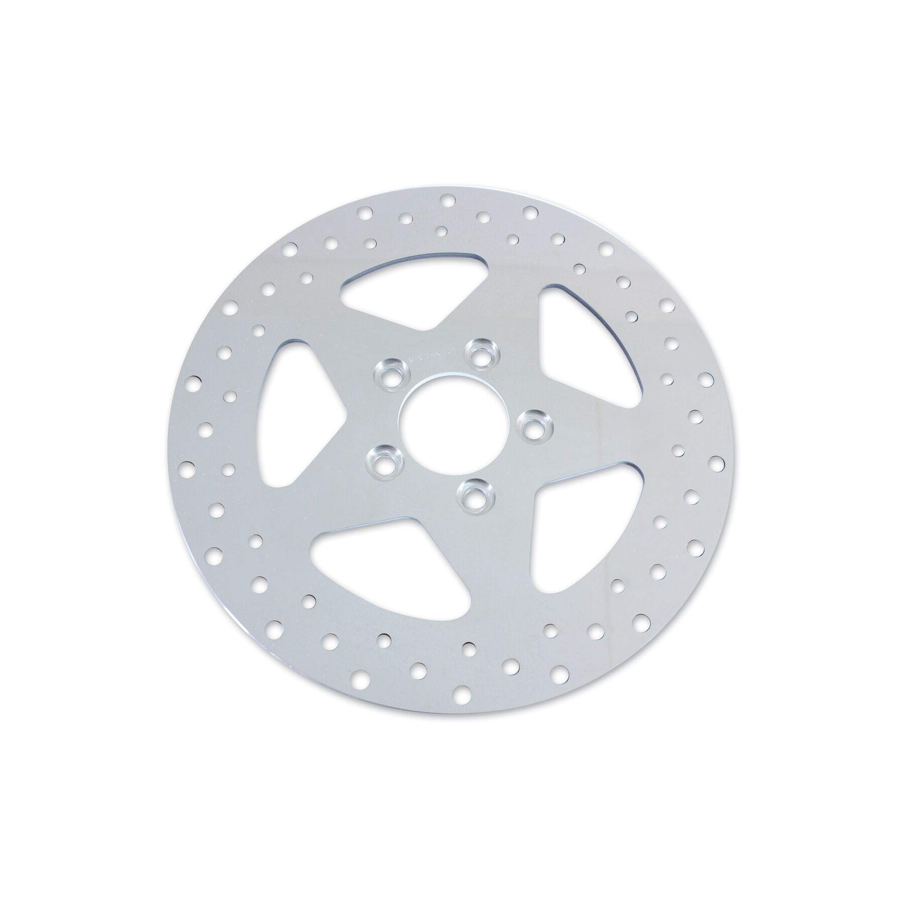 V-Twin Mfg. V-Twin Mfg. 11.5 Polished Stainless Front Disc Brake Rotor For Harley 2000-2014 - $138.34 at J&P Cycles
